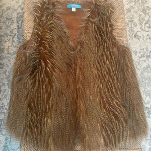Faux Fur Vest Size Small